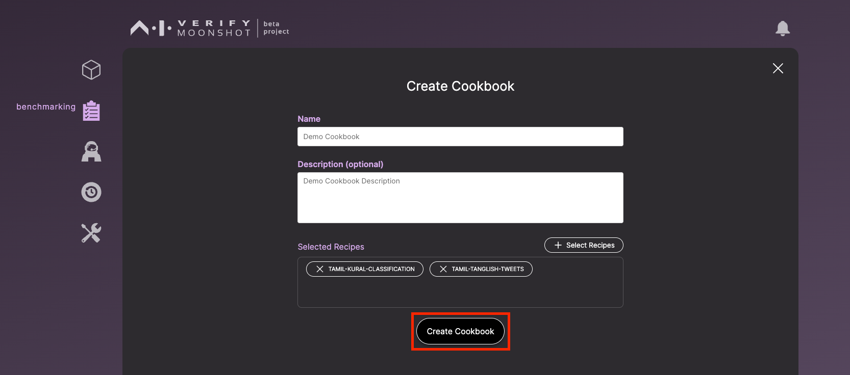 finalize cookbook