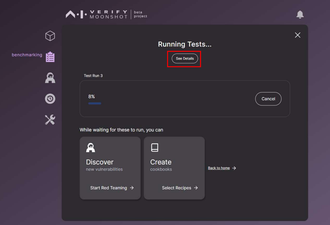 Progress of Benchmark